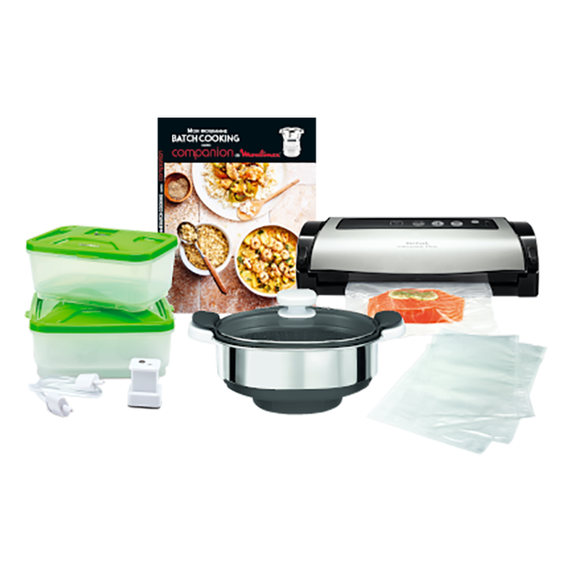 Pack Batch Cooking Companion Moulinex YX0001FB Pack Batch Cooking Companion Moulinex YX0001FB
