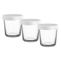 Lot de 3 pots en verre pour Cake Factory Tefal infinity XA633110