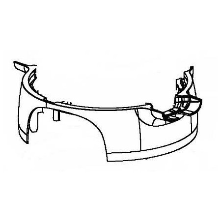 Corps supérieur bleu pour cuiseur Cookeo Moulinex SS-204346