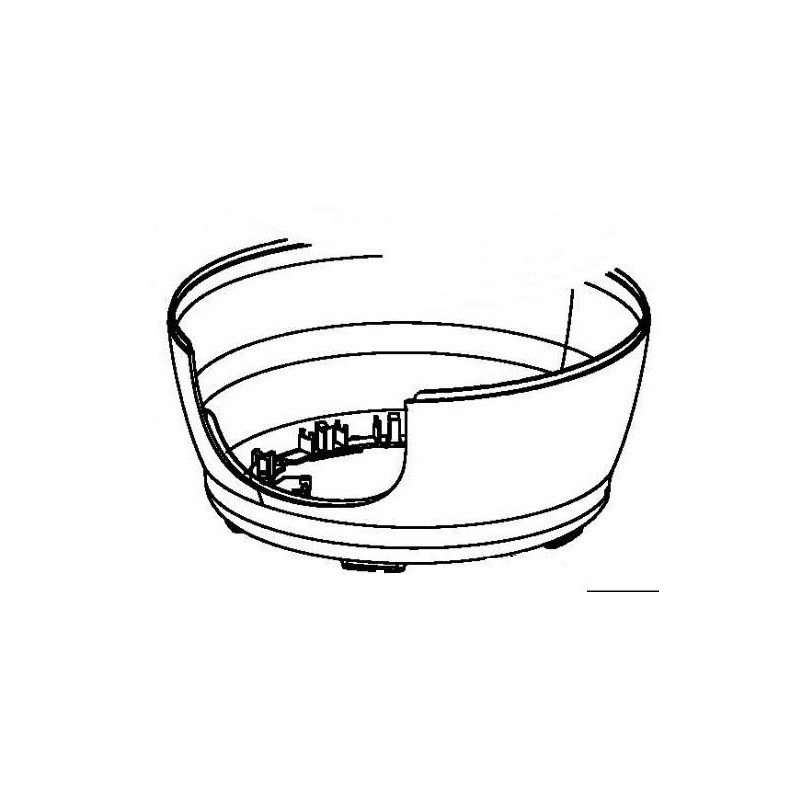 Corps inferieur bleu pour cuiseur Cookeo Moulinex SS-204881 Corps inferieur bleu pour cuiseur Cookeo Moulinex SS-204881